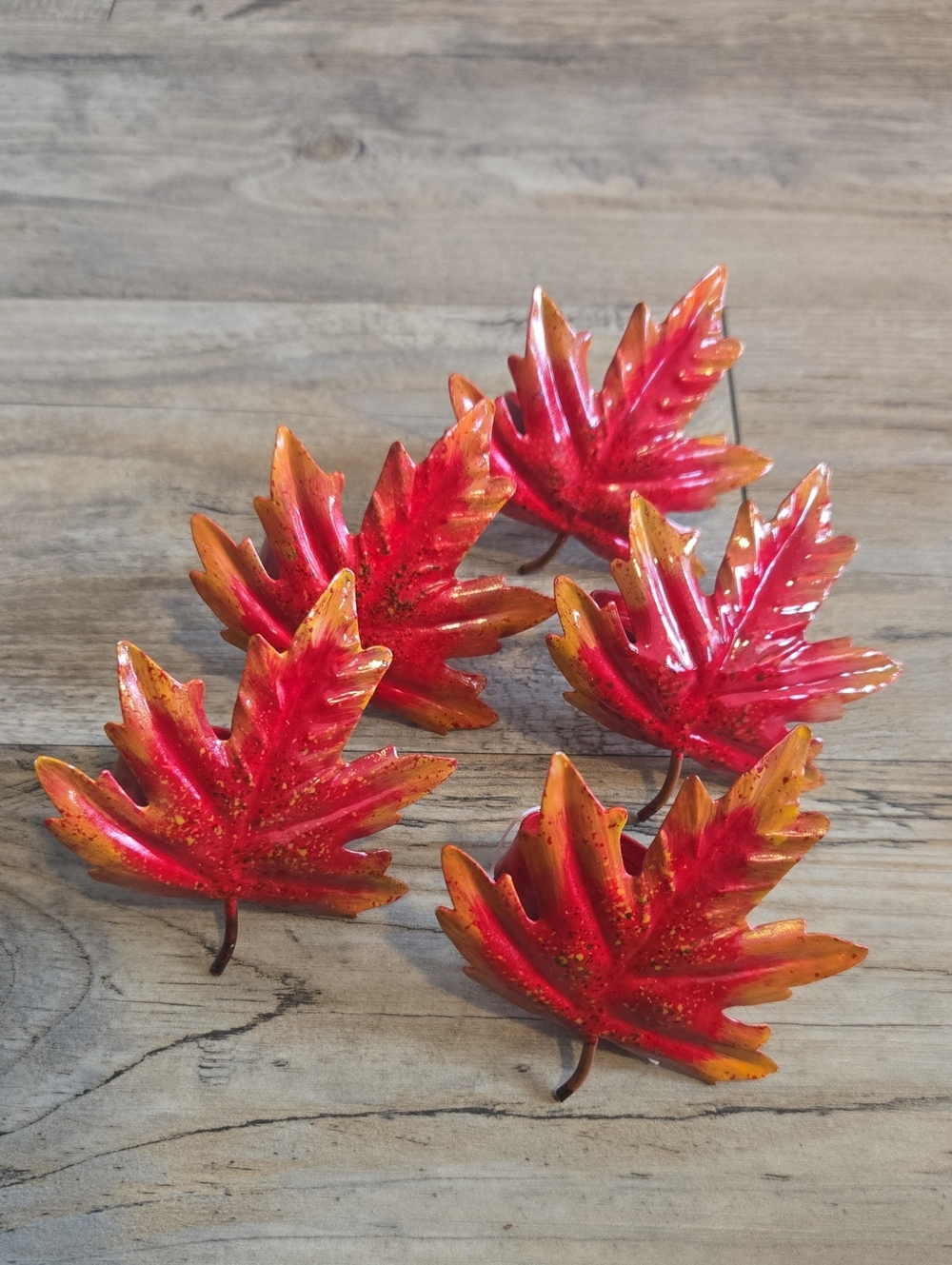 Maple Napkin Rings - Set Of 5